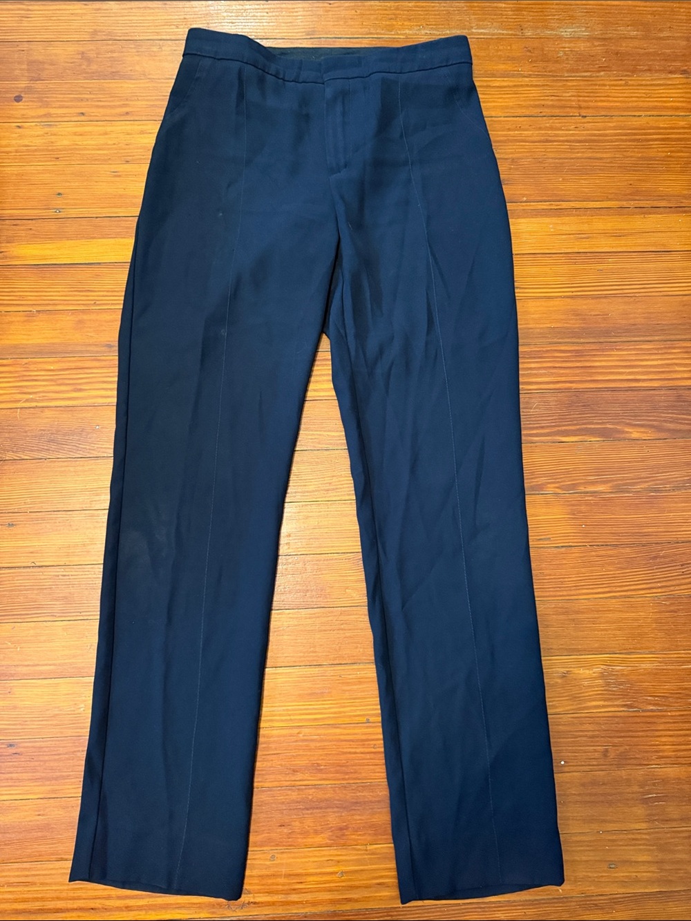 Authentic Louis Vuitton Navy Women's Dress Pants - Straight Leg